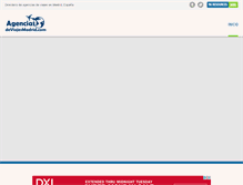 Tablet Screenshot of agenciasdeviajesmadrid.com